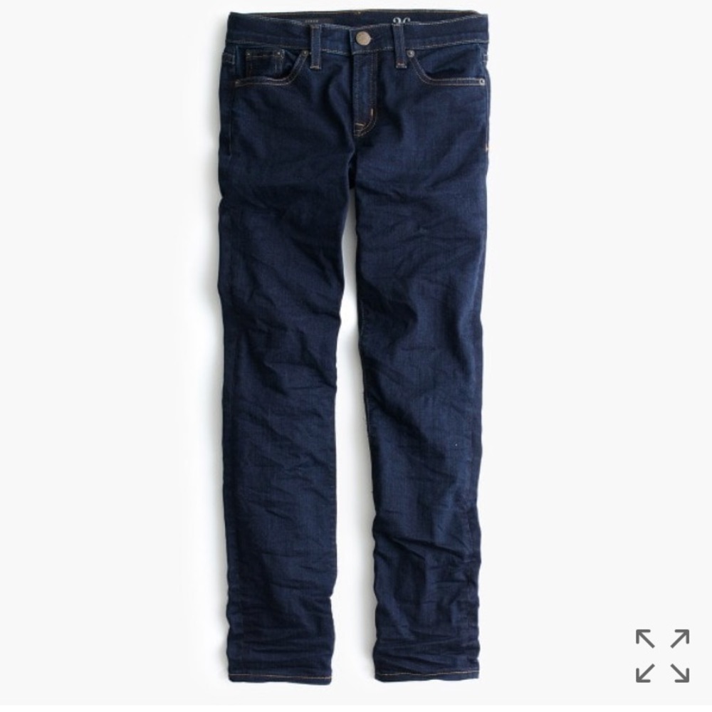 JCrew toothpick jean classic wash size 24 BNWT!!